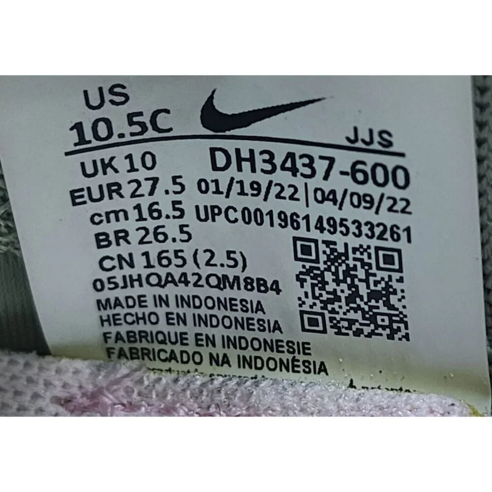 Nike Dynamo Go Low Toddler Sneaker Shoes‎ Pink Foam Sesame DH3437-600 Size 10.5C